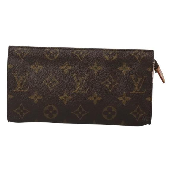 LOUIS VUITTON Monogram Bucket GM Accessory Pouch Vintage LV Auth ar13628 - Picture 13 of 16